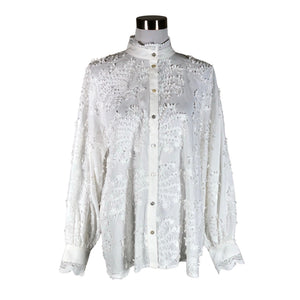Unisex Bruuns Bazaar - Blouse, size 40 - White (1)