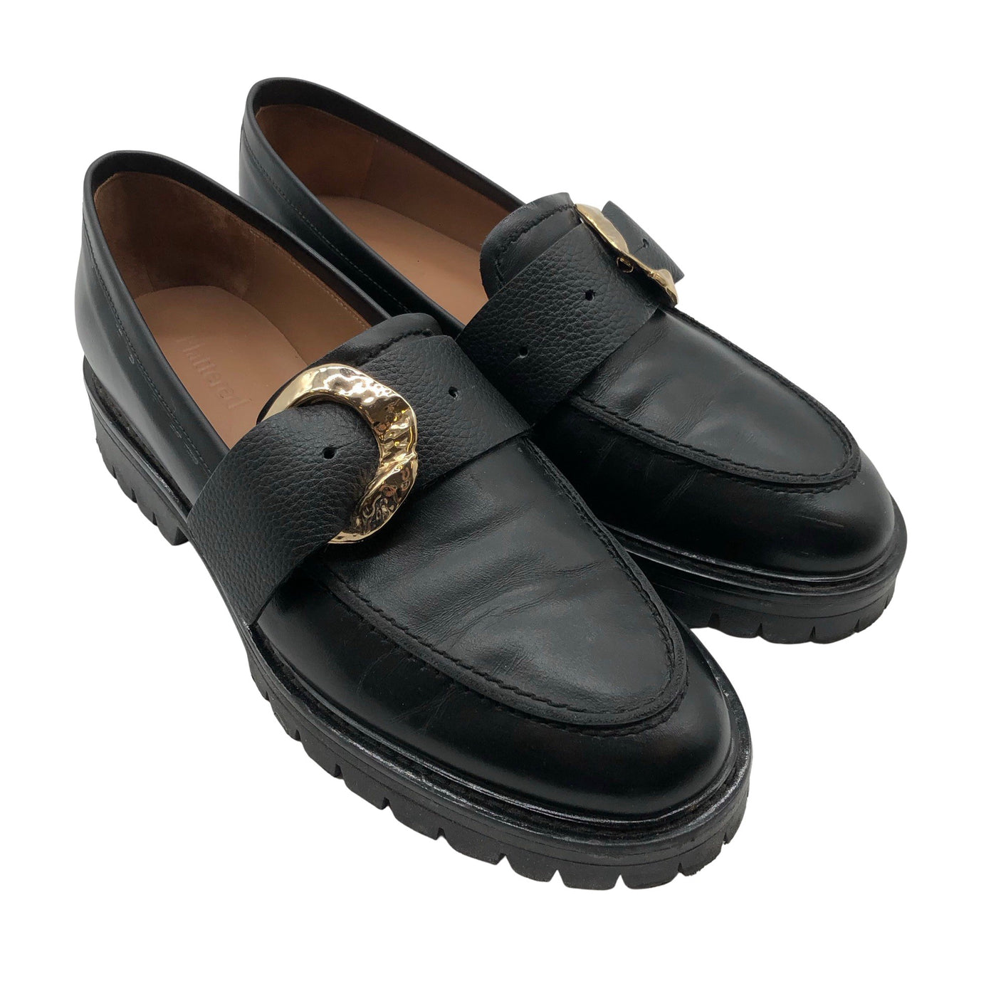 Unisex Flattered - Loafers, size 38 - Black (2)