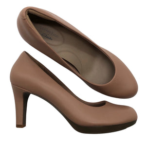 Unisex Clarks - High heels, size 39 - Brown (1)