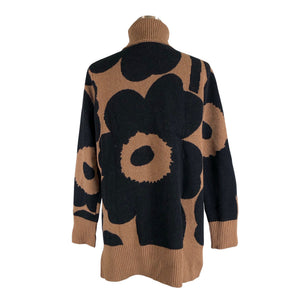Unisex Marimekko - Knit tunic, size 36 - Brown (2)