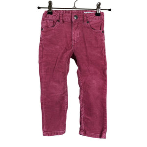 Unisex Polarn O. Pyret - Velvet pants, size 86 - 92 - Pink (1)