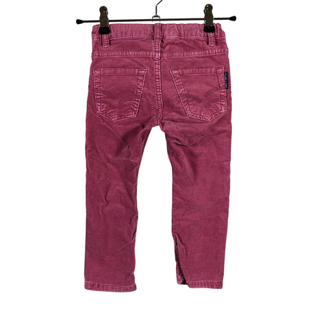 Unisex Polarn O. Pyret - Velvet pants, size 86 - 92 - Pink (2)