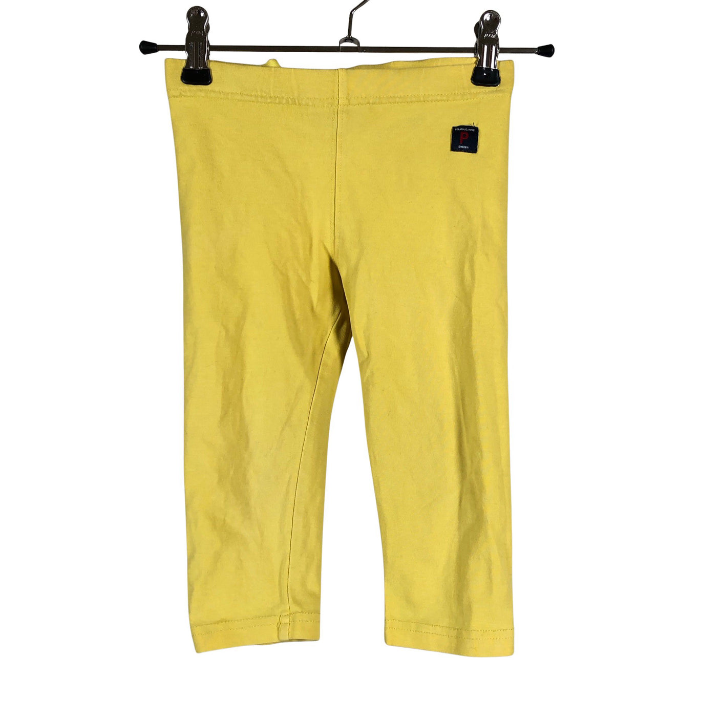 Unisex Polarn O. Pyret - Capri leggings, size 98 - 104 - Yellow (1)