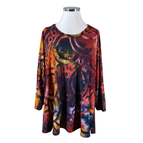 Unisex Bohéme - Tricot tunic, size 42 - Wine red ()