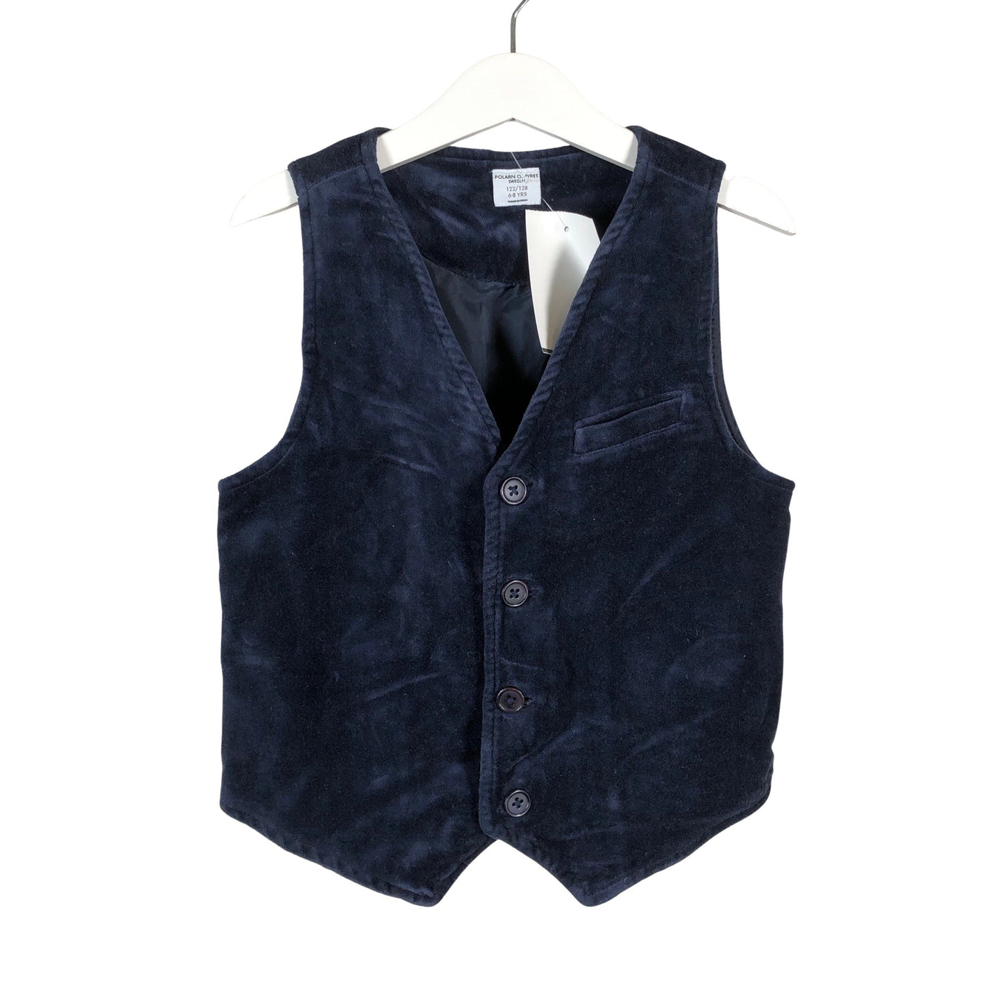 Unisex Polarn O. Pyret - Vest, size 122 - 128 - Blue (1)