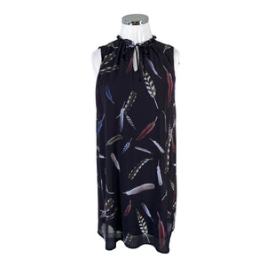 Unisex Comma - Schiffon dress, size 42 - Black (1)