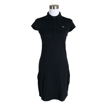 Unisex Lacoste - Pique dress, size 36 - Black ()