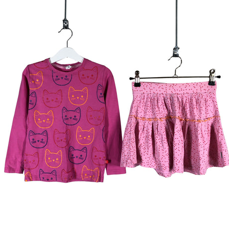 Unisex me&i - Tricot skirt, size 110 - 116 - Light pink ()