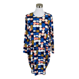 Unisex Marimekko - Tricot dress, size 38 - Blue (1)