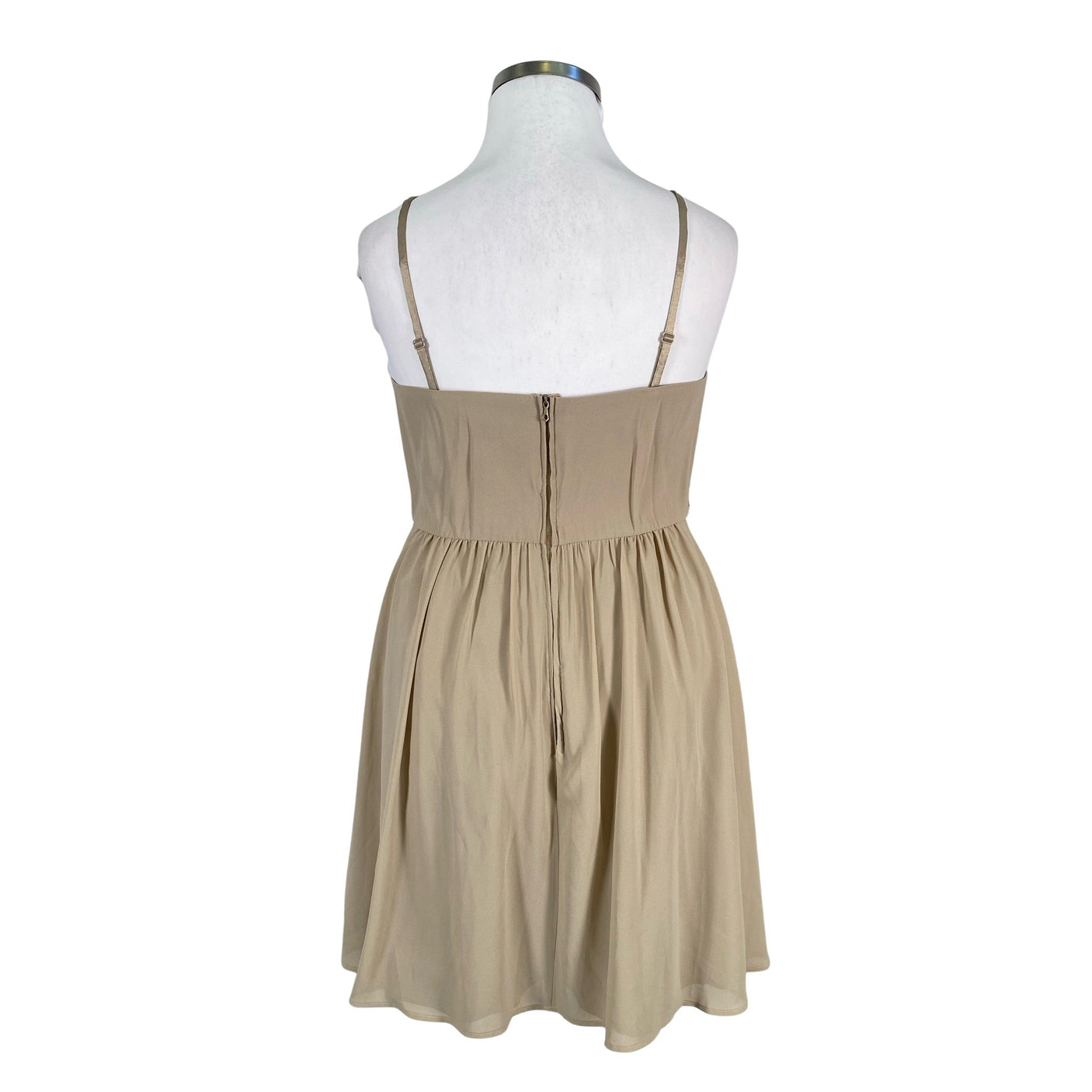 Unisex Chic Femme - Party dress, size 44 - Beige (2)