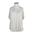 Unisex Zizzi - Short-sleeved blouse, size 46 - White ()