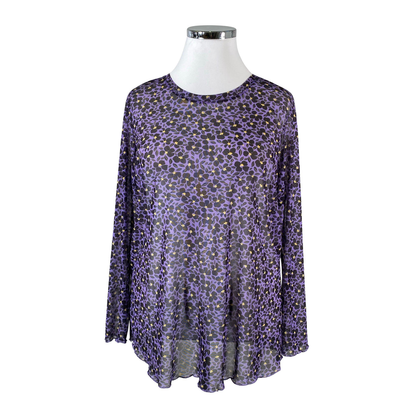 Unisex Zizzi - Tricot shirt, size 46 - Violet (1)