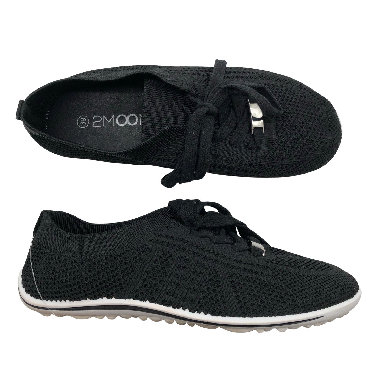 Unisex 2Moons - Casual sneakers, size 39 - Black (1)