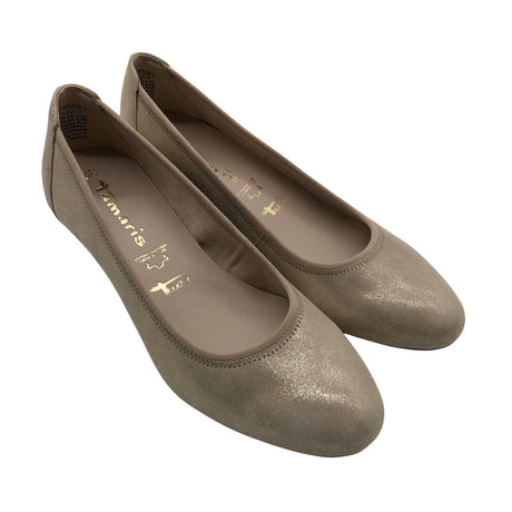 Unisex Tamaris - Wedge heel shoes, size 38 - Beige (2)