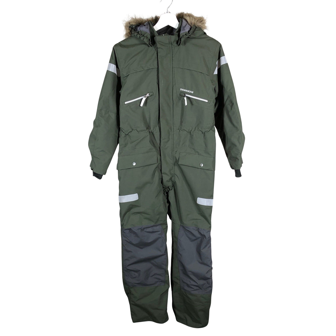 Unisex Didriksons - Winter overall, size 140 - 146 - Green (1)