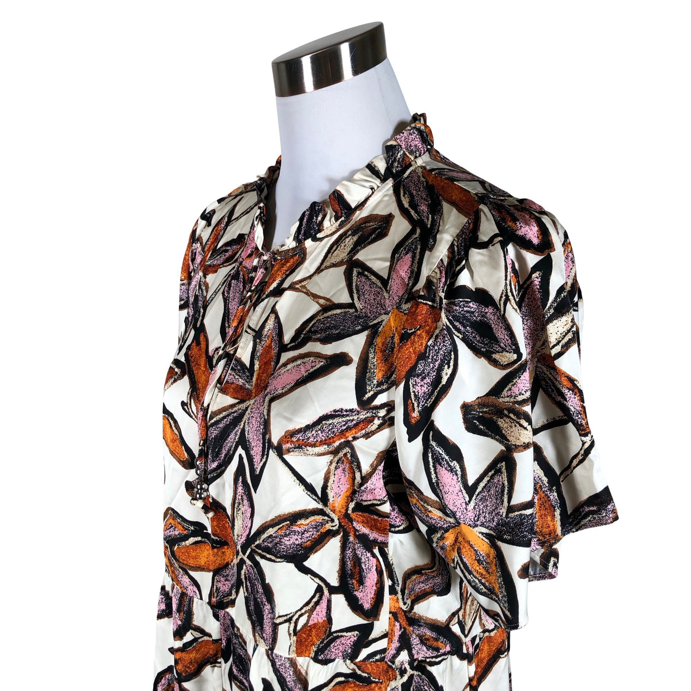 Unisex Hugo Boss - Schiffon dress, size 38 - Beige (3)