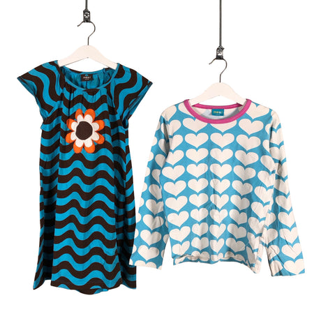 Unisex me&i - Tricot dress, size 116 - 122 - Turquoise ()