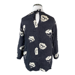 Unisex Marimekko - Schiffon tunic, size 42 - Black (3)