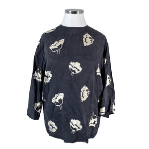 Unisex Marimekko - Schiffon tunic, size 42 - Black (1)