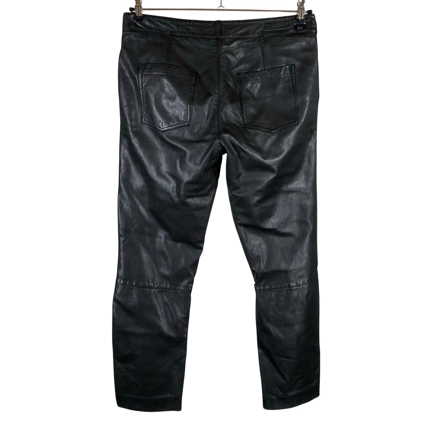 Unisex Ouì - Leather pants, size 38 - Black (2)