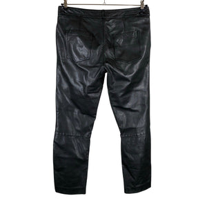 Unisex Ouì - Leather pants, size 38 - Black (2)