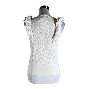 Unisex Holly & Whyte by Lindex - Knit vest, size 38 - Natural white (2)
