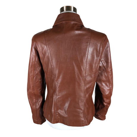Unisex O.I.S - Leather jacket, size 38 - Brown (2)