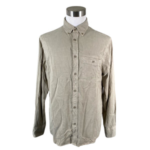Unisex Filippa K. - Collared shirt, size L - Beige (1)