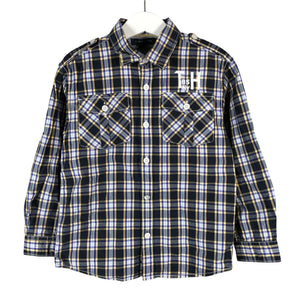 Unisex Tommy Hilfiger - Collared shirt, size 110 - 116 - Black (1)
