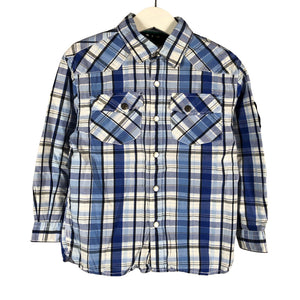 Unisex Tommy Hilfiger - Collared shirt, size 104 - 110 - Blue (1)