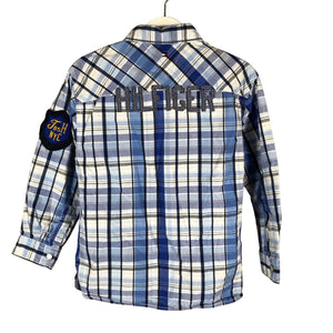 Unisex Tommy Hilfiger - Collared shirt, size 104 - 110 - Blue (2)