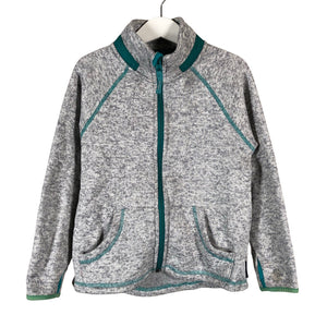 Unisex Polarn O. Pyret - Fleece jacket, size 110 - 116 - Gray (1)