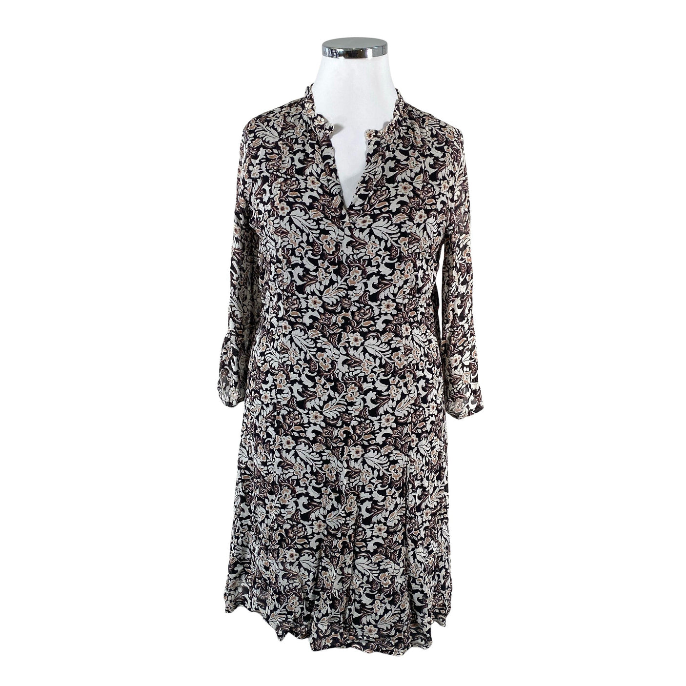 Unisex Part two - Schiffon dress, size 42 - Black (1)