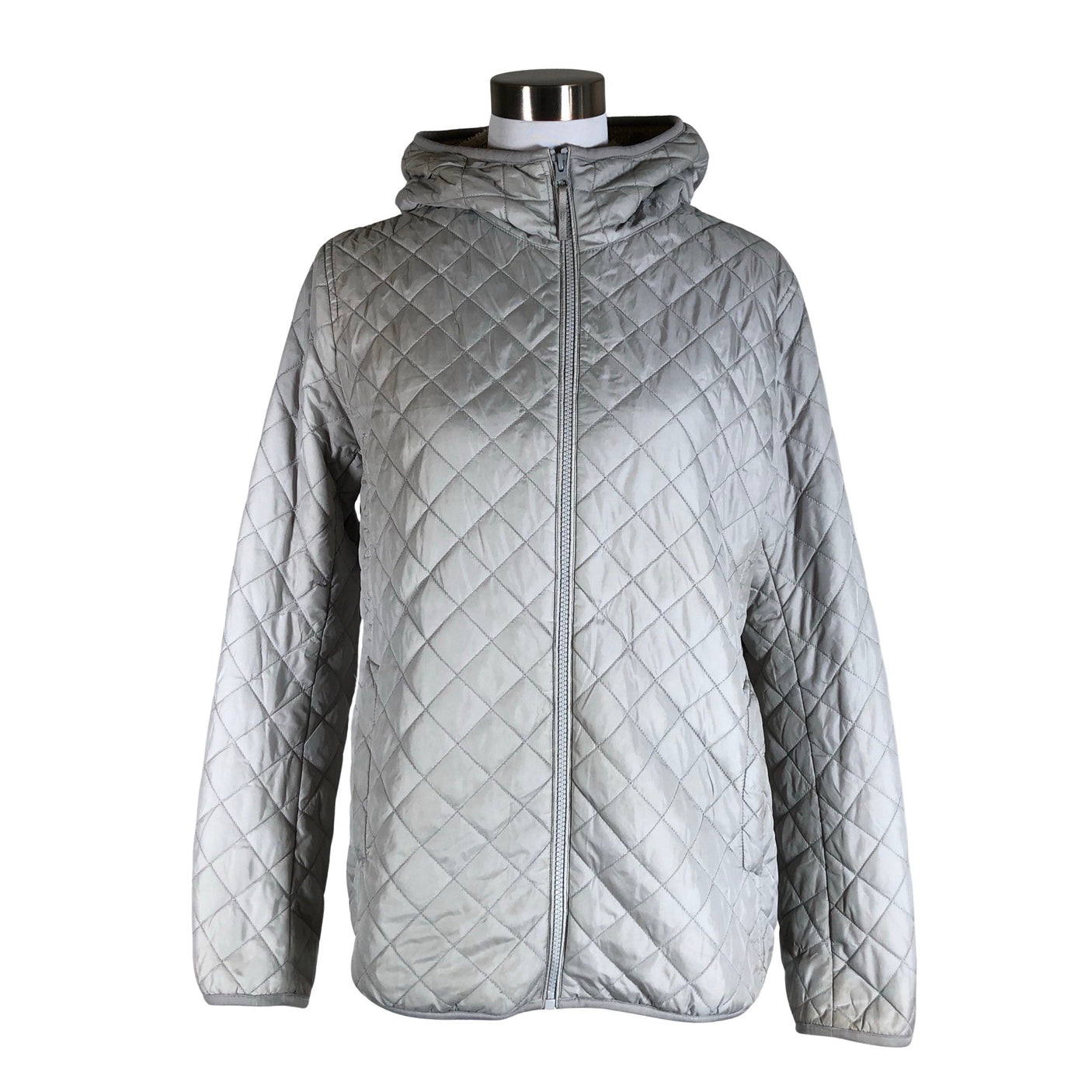 Unisex Uniqlo - Quilted jacket, size 40 - Gray (1)