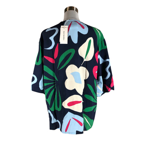 Unisex Marimekko - Short-sleeved blouse, size 40 - Blue (2)