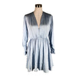 Unisex Maje - Schiffon dress, size 38 - Light blue ()