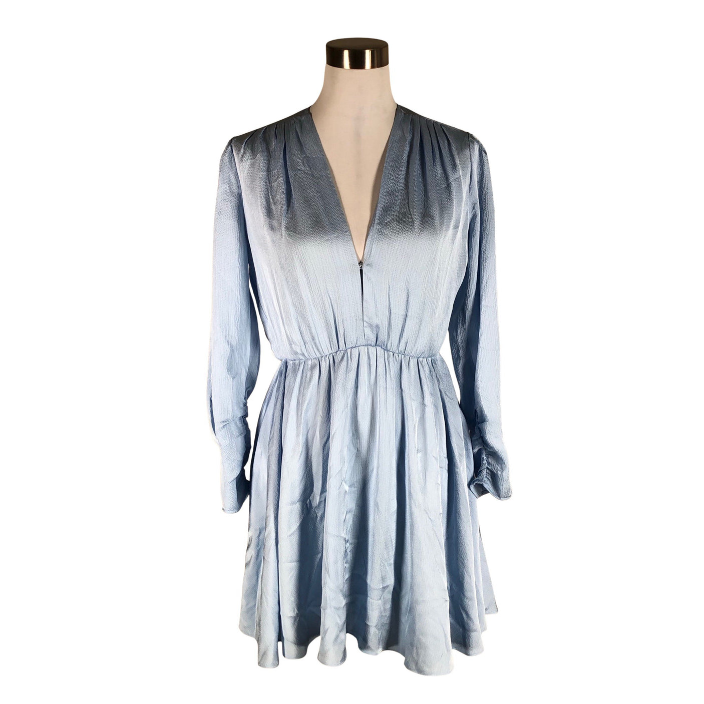 Unisex Maje - Schiffon dress, size 38 - Light blue (1)