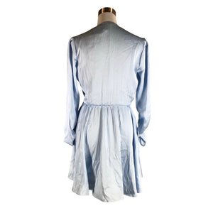 Unisex Maje - Schiffon dress, size 38 - Light blue (2)