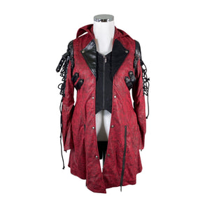 Unisex Punk Rave - Outdoor jacket, size 44 - Wine red (1)