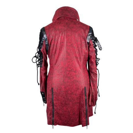 Unisex Punk Rave - Outdoor jacket, size 44 - Wine red (2)