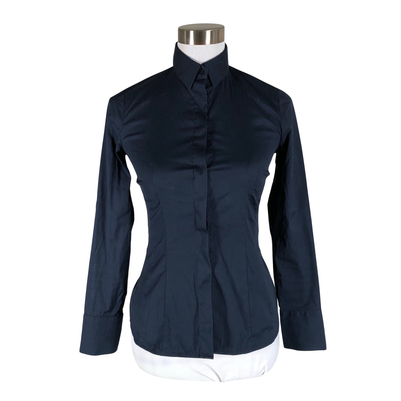 Unisex Massimo Dutti - Collared shirt, size 34 - Blue (1)