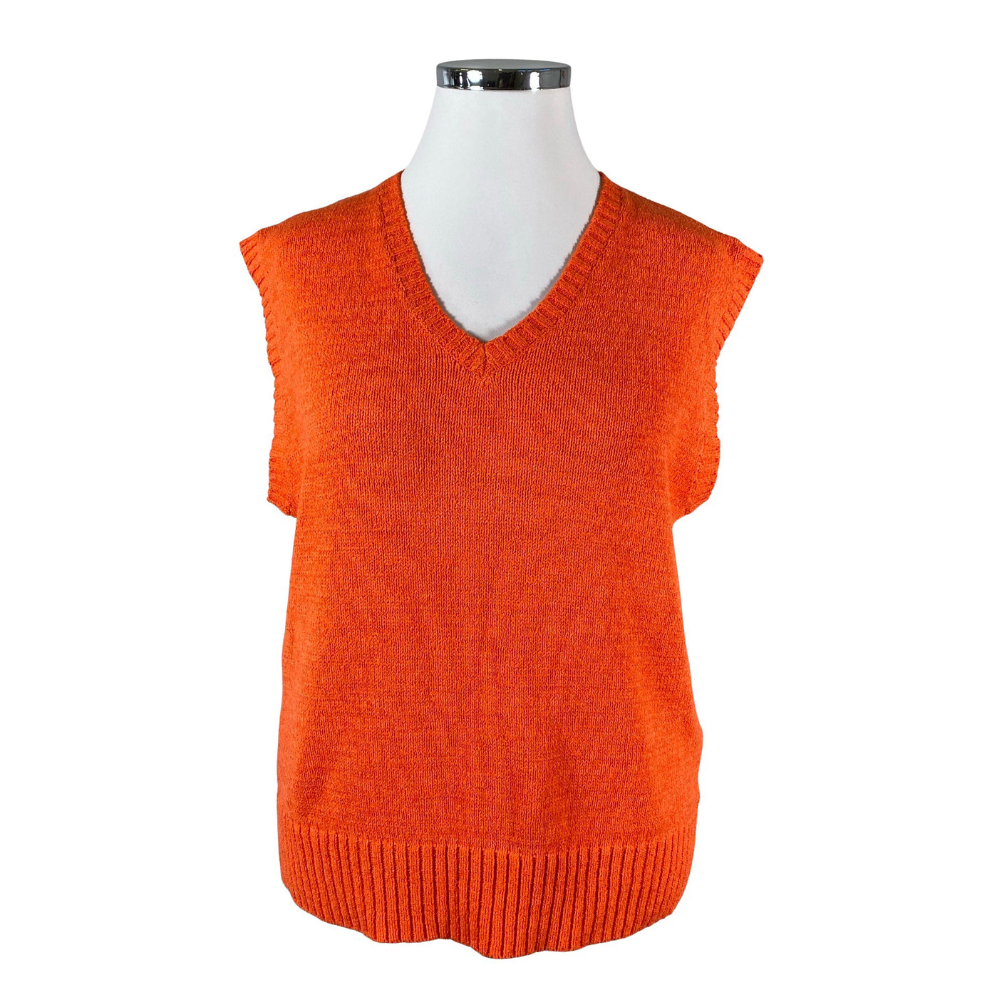 Unisex O.I.S - Knit vest, size 44 - Orange (1)