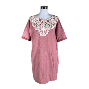 Unisex Lumoan - Tricot dress, size 40 - Light pink (1)