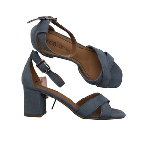 Unisex Grands Boulevards - Heeled sandals, size 38 - Light blue (1)