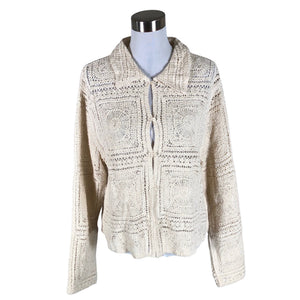 Unisex Wera - Cardigan, size 40 - Beige (1)