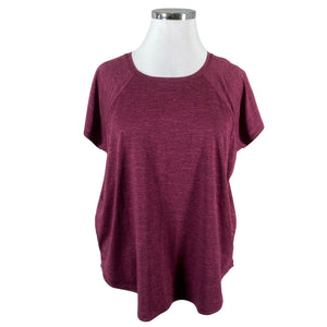 Unisex Soc - Sports shirt, short sleeve, size 42 - Violet (1)