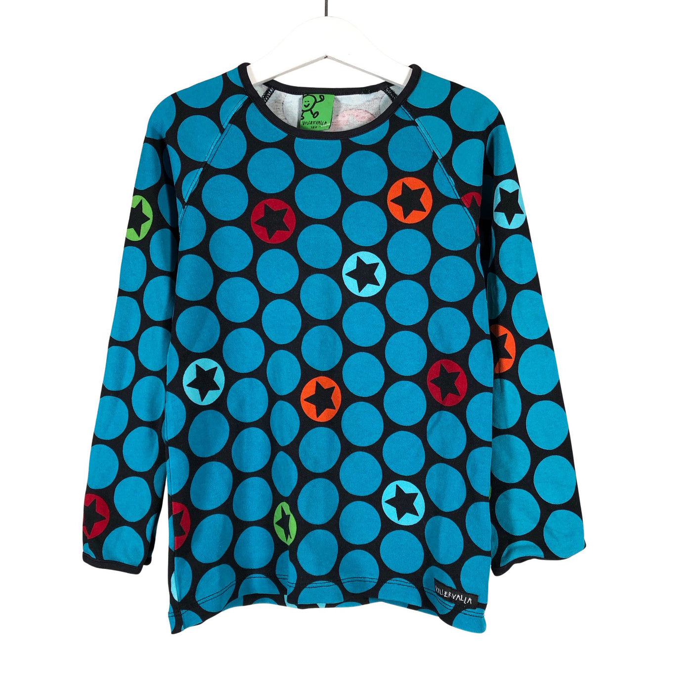 Unisex Villervalla - Tricot shirt, size 116 - 122 - Blue (1)