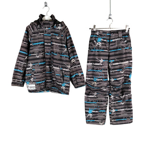 Unisex Reima - Spring/Fall jacket and pants set, size 116 - 122 - Gray (1)