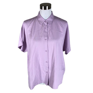 Unisex Uniqlo - Short-sleeved blouse, size 38 - Violet (1)