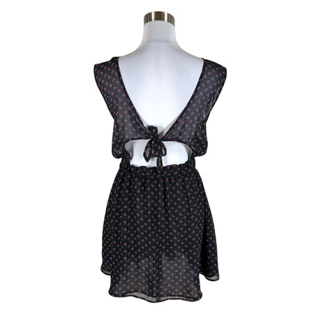 Unisex American Apparel - Schiffon dress, size 34 - Black (2)